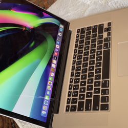 MacBook Pro 15” Retina Core I7; 16GB Ram 256GB SSD $375