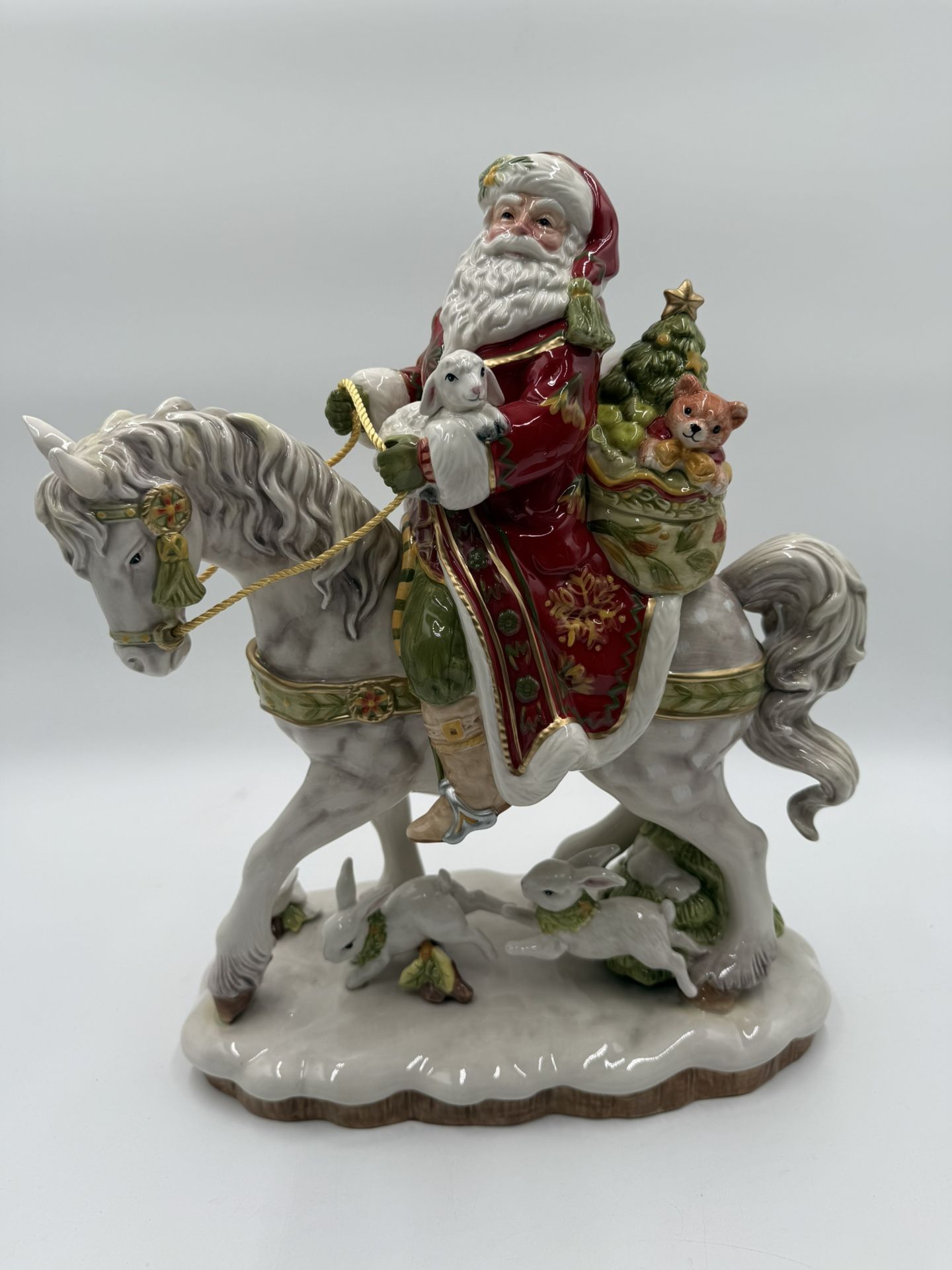 Fitz & Floyd Figurines & Centerpieces Santa & Horse Figurine 1(contact info removed)