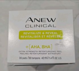 Avon Anew Clinical Revitalize & Reveal Peel Pads