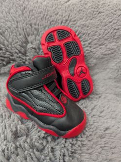Air Jordan Baby Pro Strong Toddler Sneakers Black University Red Size 4C