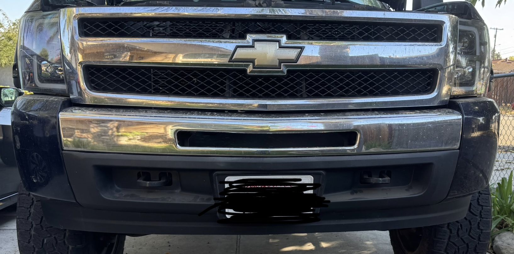 Silverado Front Bumper And Grill 1500