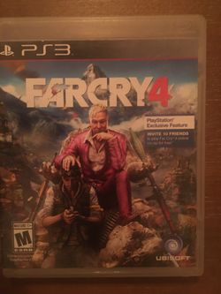 Sony PlayStation ps3 far cry 4