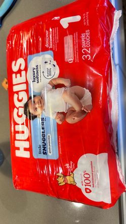 Gifing:  Huggies diaper size 1