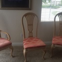 4 high end chairs for dining