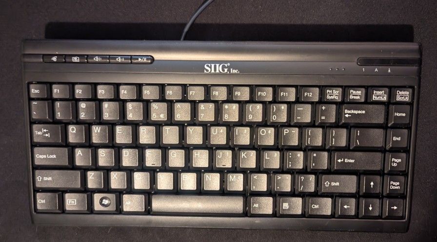 SIIG USB Mini Multimedia Keyboard Used, Tested, and Works!