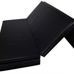Black Foldable 6 section Tumble Mat