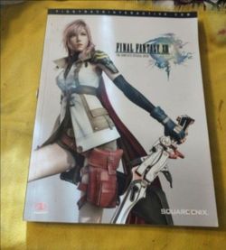 Rare collectible piggyback strategy guide final fantasy xiii good shape