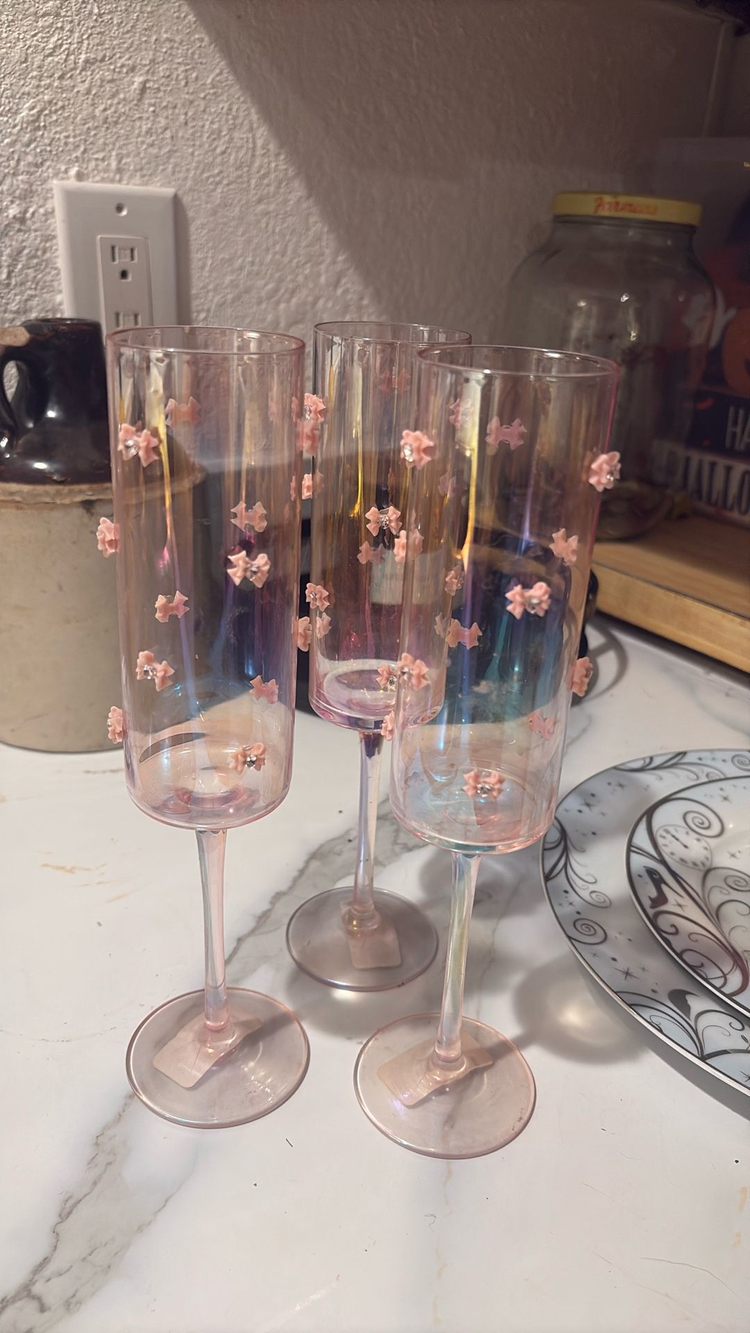 Flute Glasses 3 Pack