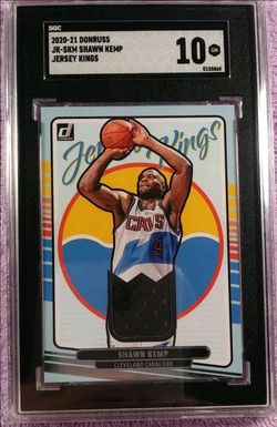 2020-21 Panini Donruss Shawn Kemp #JK-SKM Jersey Kings Seattle Sonics Cavaliers