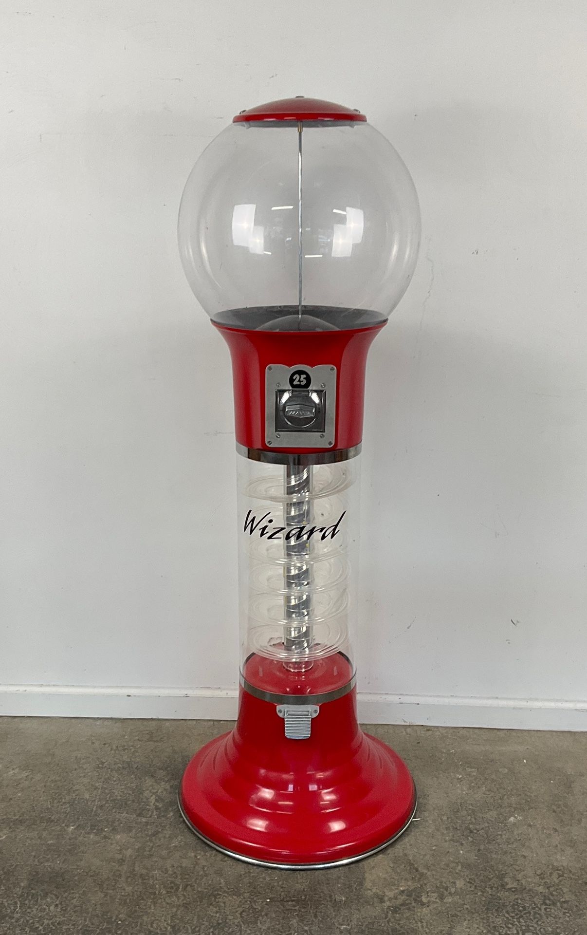Original Floor Model Wizard Spiral Gumball Machine