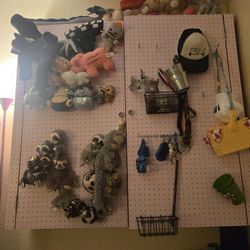 Peg Board With Shelving