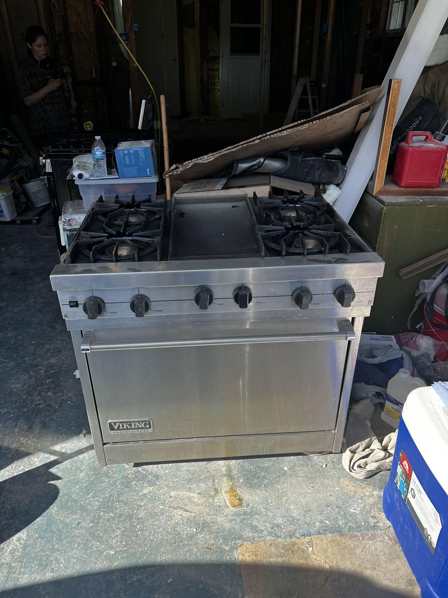 Viking Range And Hood Oven Grill