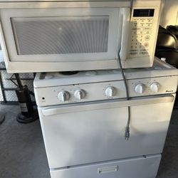 Microwave And Stove