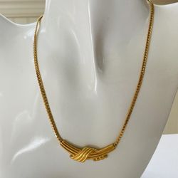 Vintage Lanvin Germany Signed Necklace