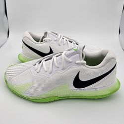 NikeCourt Zoom Vapor Cage 4 Rafa 'White Action Green' Men's Size 11