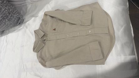 Baby gap Beige Long Sleeve Button-Up Shirt