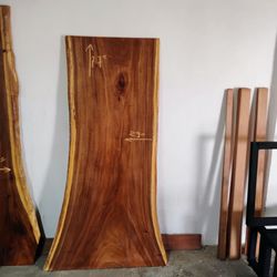 SLABS LIVE EDGE SOLID WOOD MONKEY POD