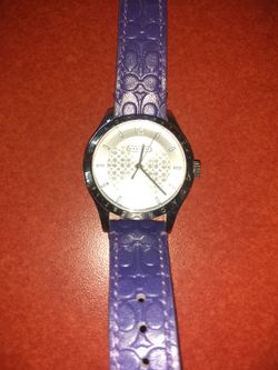 Coach woman's watch has newly installed battery $120
