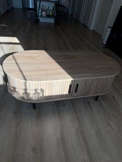 Coffee table with storage