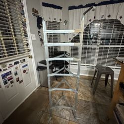 Triangular Metal Shelves