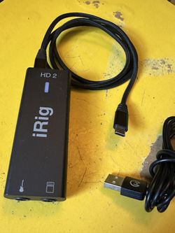 iRig HD 2 Guitar Interface – USB + USB-C + Pouch