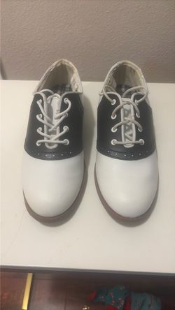 Black and White Saddle Shoes