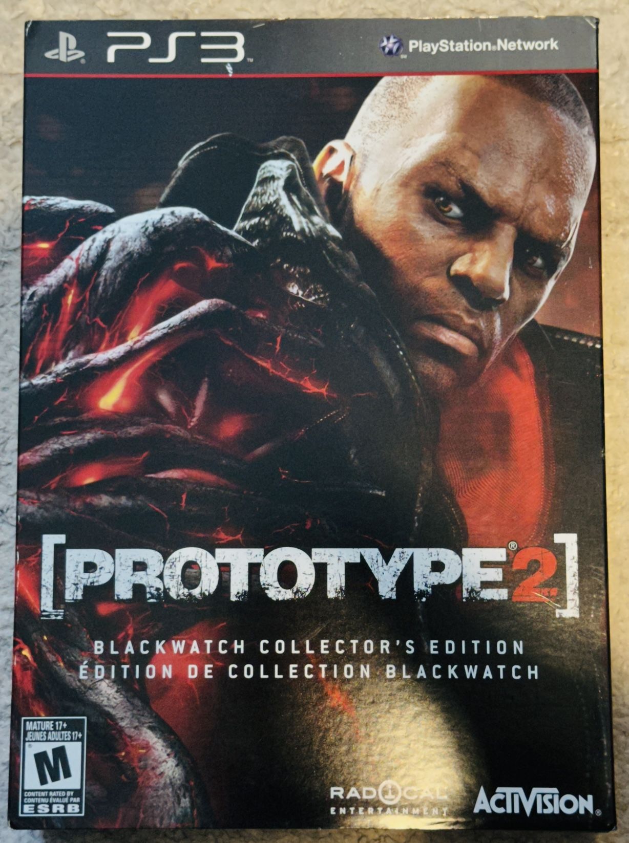 Prototype 2 Blackwatch Collector's Edition PlayStation 3 CIB PS3 Tested/Works!