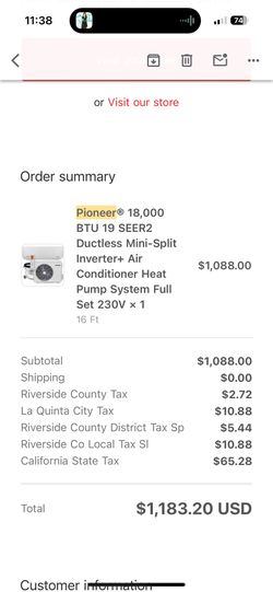New Pioneer Ac Split 