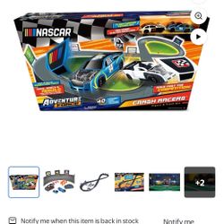 NASCAR Crash Racer & Hot wheels Mega Tower Car wash 