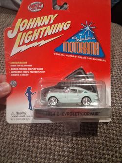 Limited edition fabulous motorama GM dream car showcase 1954 light blue Chevrolet Corvair car
