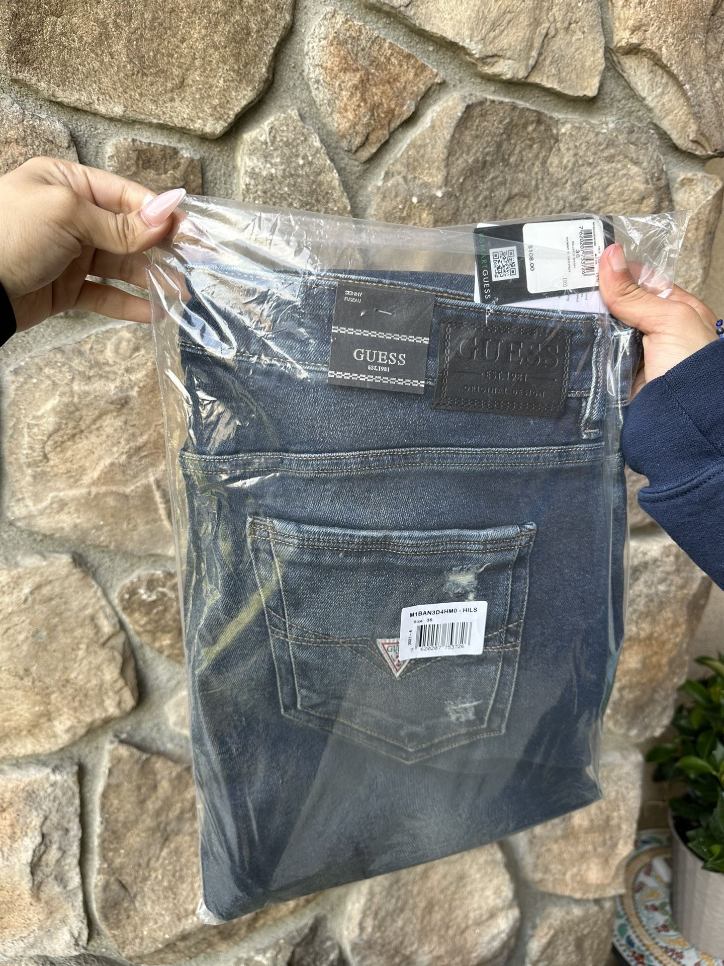 GUESS MALE JEANS SKINNY