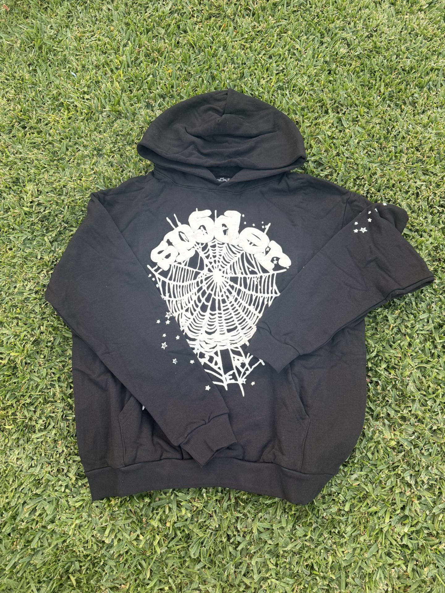 Black And White Sp5der Hoodie