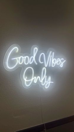 Good Vibes Only LED Neon Wall Sign