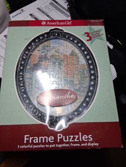 American Girl Samantha Frame Puzzles Set