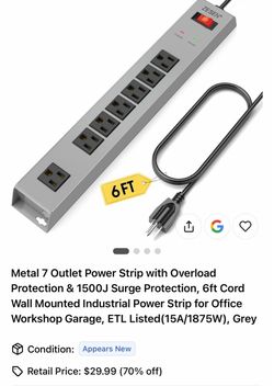 Outlet power strip