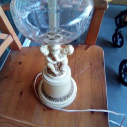 Vintage Cherub Table Lamps  