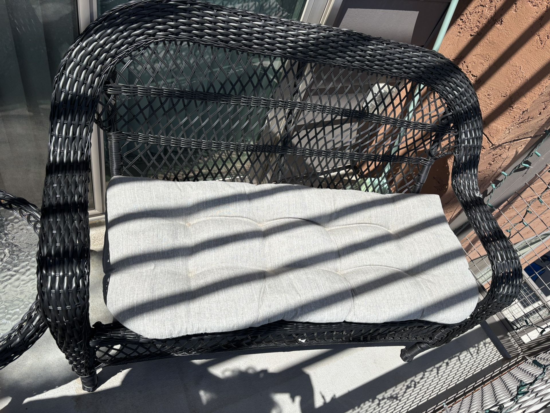 Black Outdoor Sofa