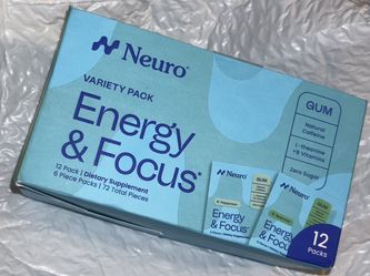 Neuro Energy & Focus Gum 12pk