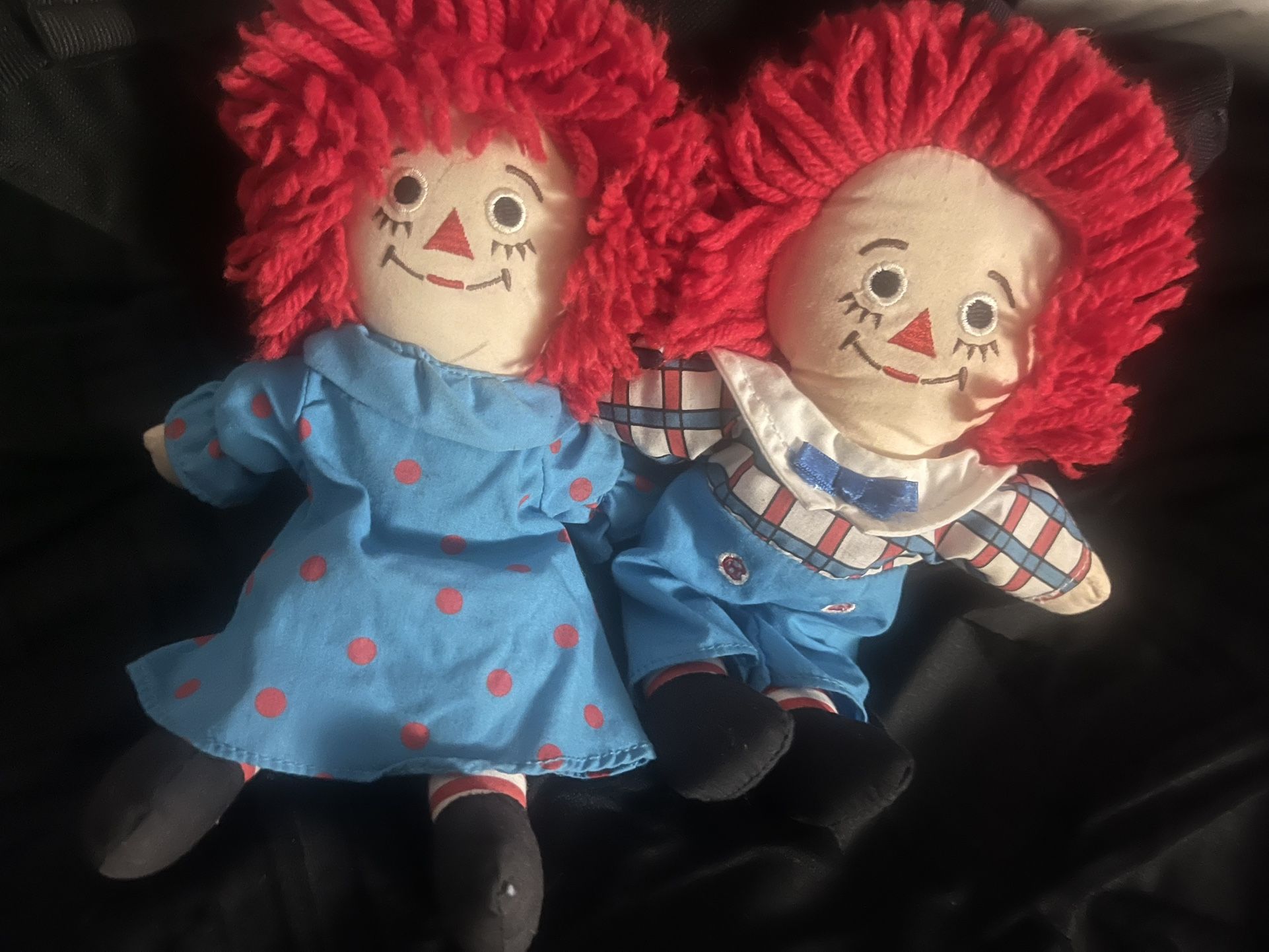 Raggedy Ann & Andy 8” Dolls (pair)