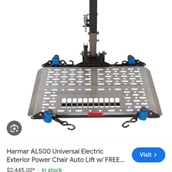 HARMAR ELECTRIC SCOOTER LIFT