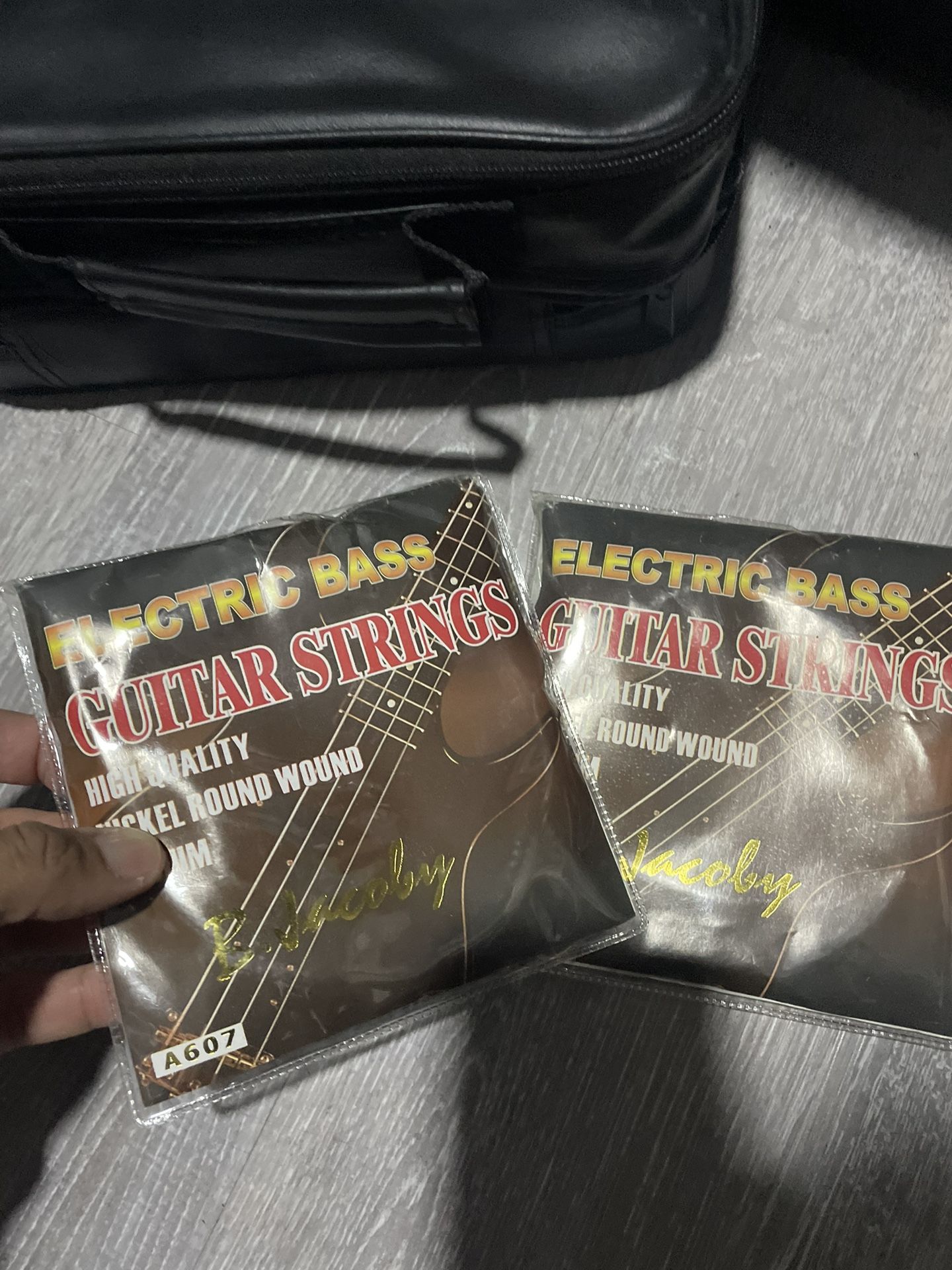 Electric bass string sets 2 packs new