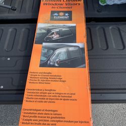 Putco Chrome Window Visors .480063 Toyota Tundra Ext Cab 2007 And Up .  