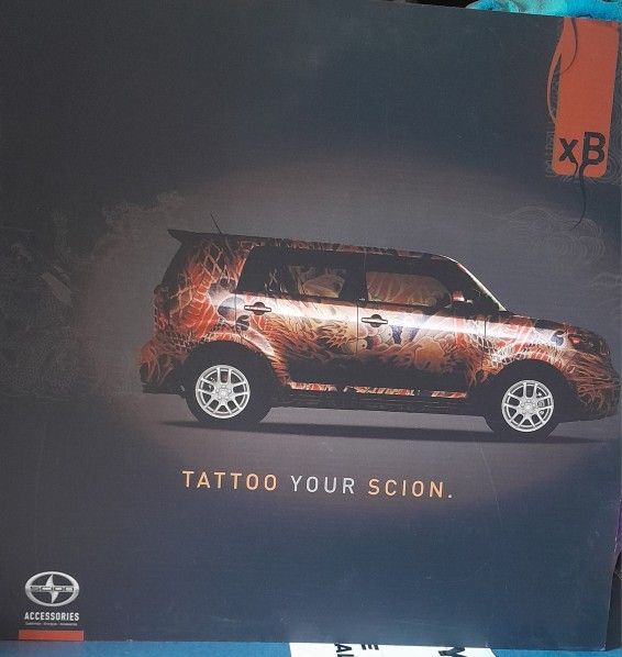 Toyota Scion Advertising Promo Poster Photo