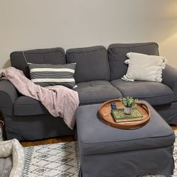 IKEA Uppland Couch and ottoman for Sale in Jersey City NJ OfferUp