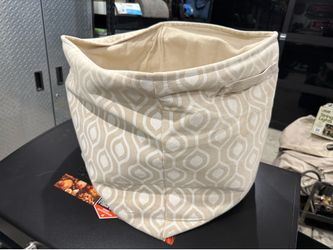 Cloth bag with handles great for blankets , cloth basket or misc