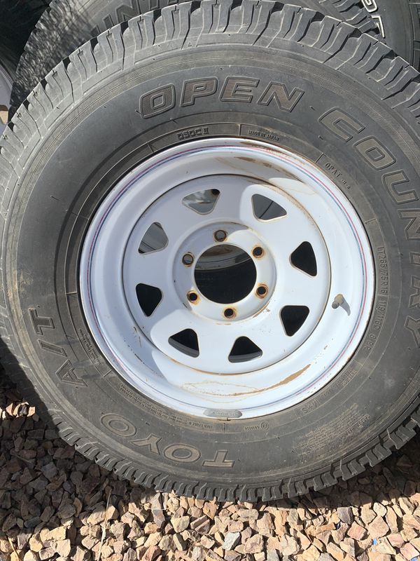 Chevy steel wheels 16" 6 lug for Sale in Queen Creek, AZ.