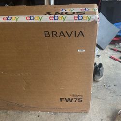 75” Bravia Sony Broken Screen 
