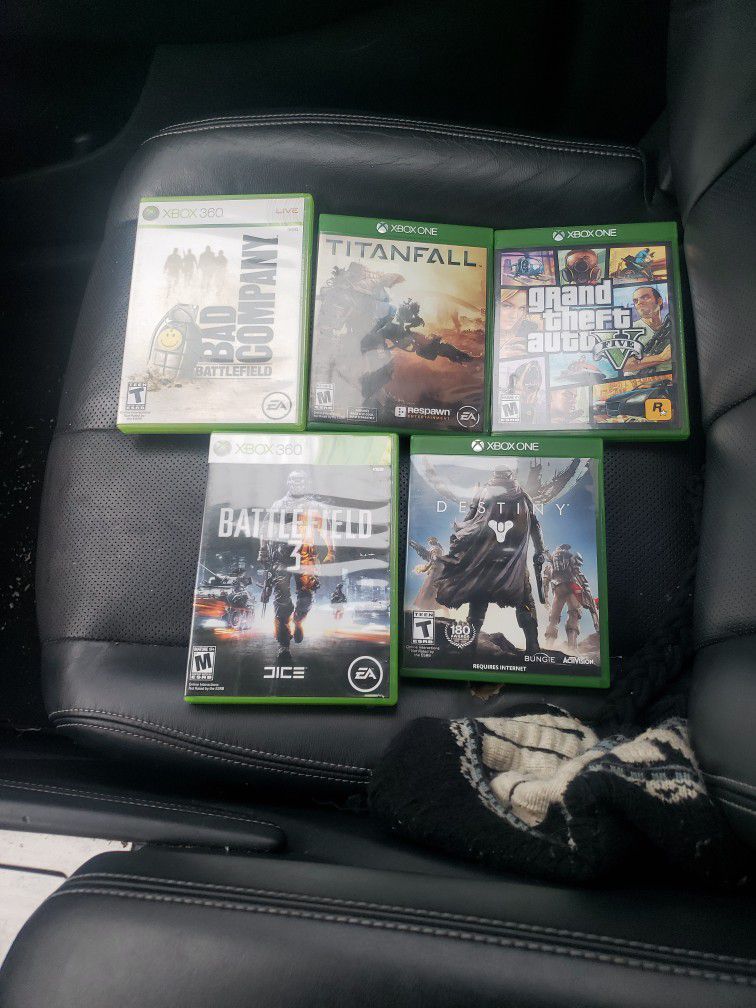 XBOX 360 and ONE Games