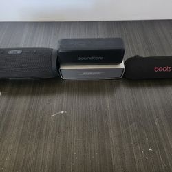 BOSE, JBL, SOUNDCORE, BEATS Speaker Bundle 