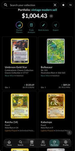 Pokemon Vintage & Modern lot for 80%